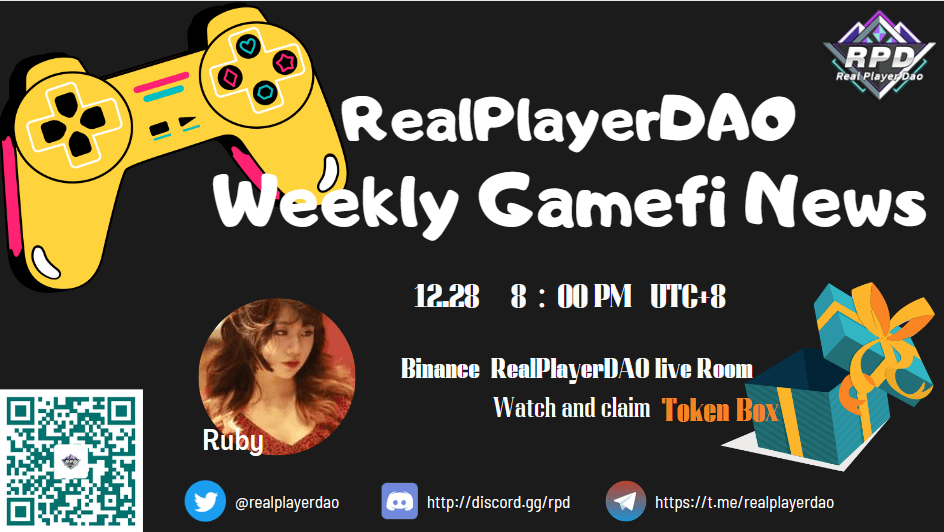 RealPlayerDAO — Weekly Gamefi News