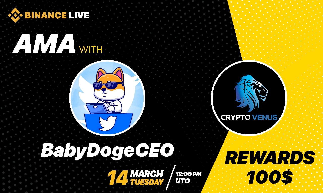 AMA WITH BABYDOGECEO | 100$ REWARD POOL
