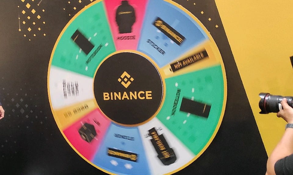 Lucky wheel binance Blockchain week