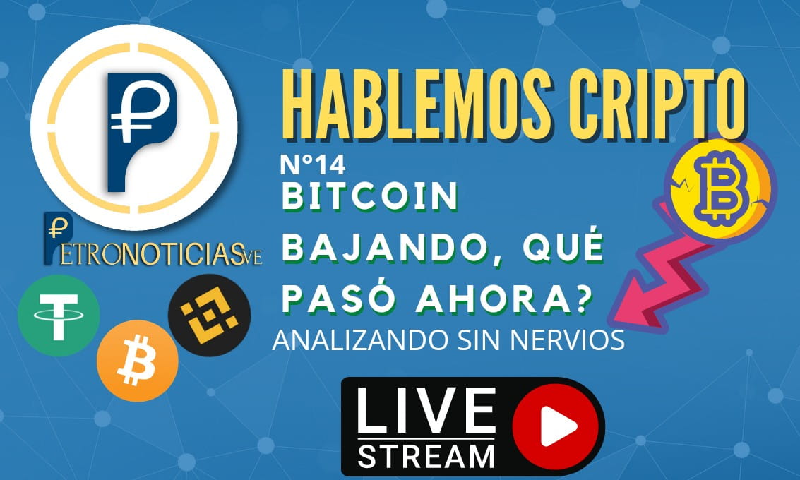 Hablemos CRIPTO: BITCOIN bajando, que sucede? 30-7-2022