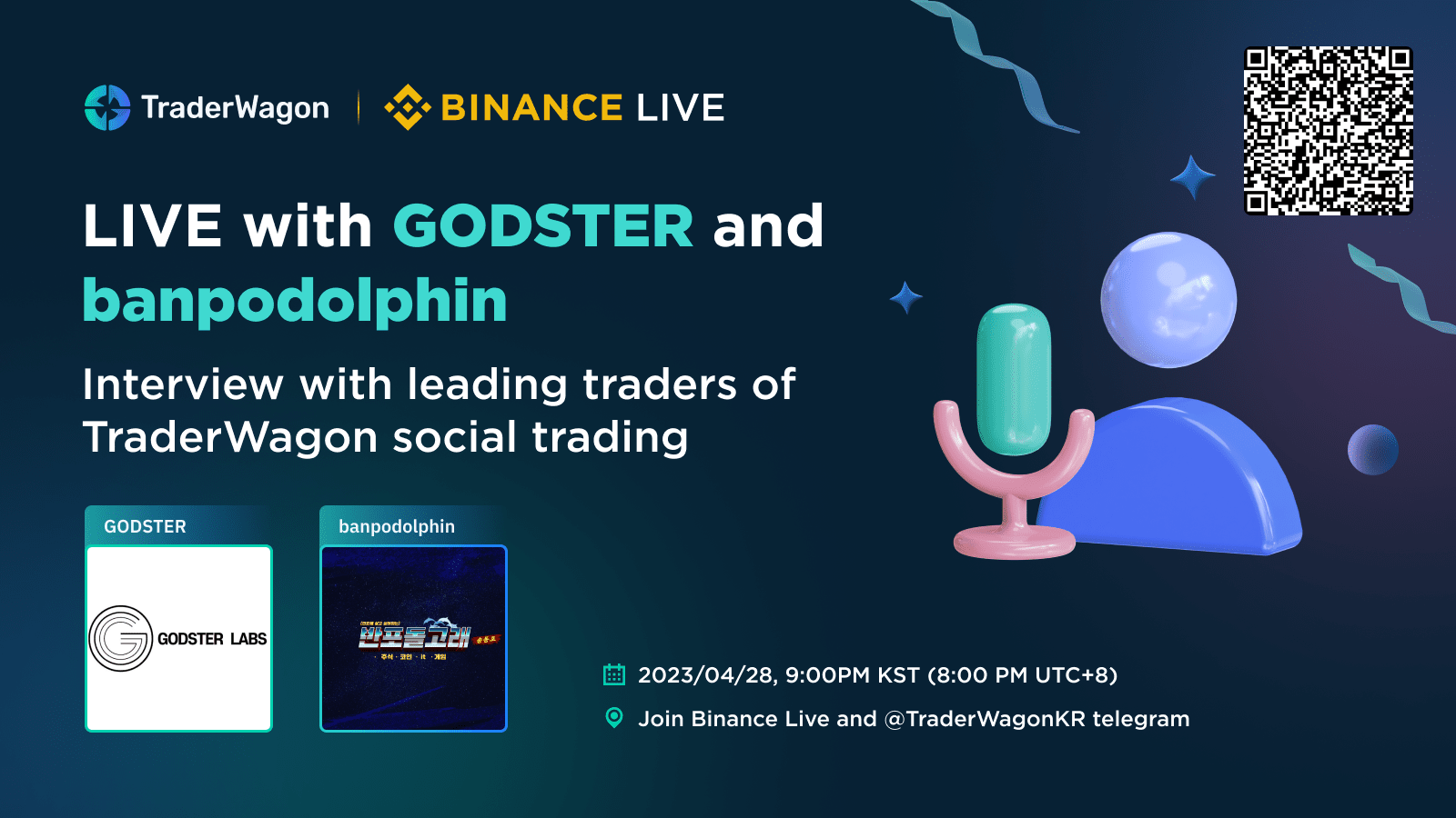 Binance live with TOP LT, Godster & Banpodolphinn