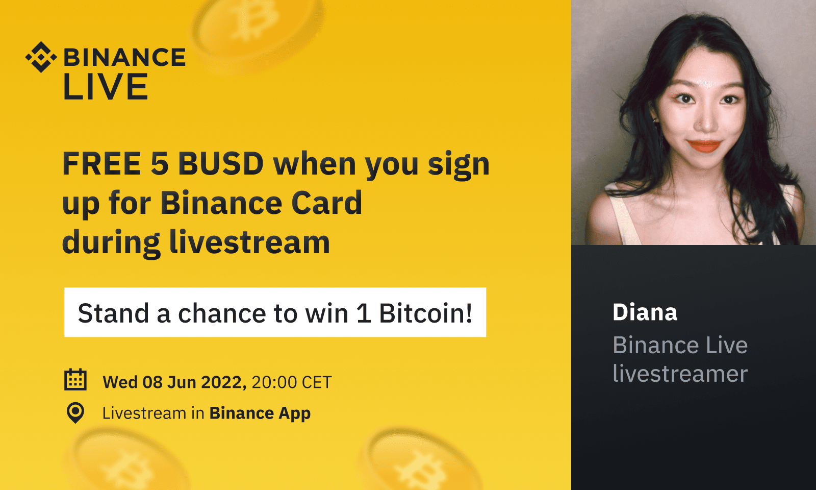 Stand a Chance to Win 1 Bitcoin