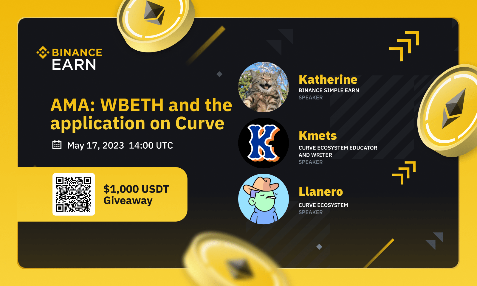 Binance Simple Earn AMA: WBETH and the application on Curve