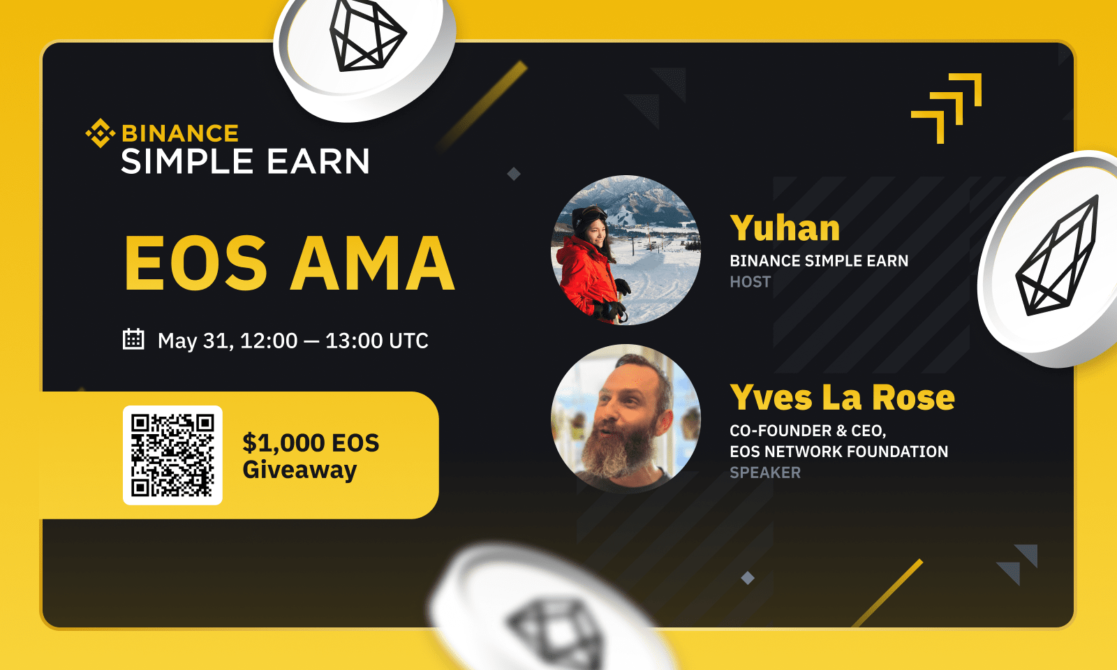 Binance Simple Earn AMA with the EOS Network Foundation