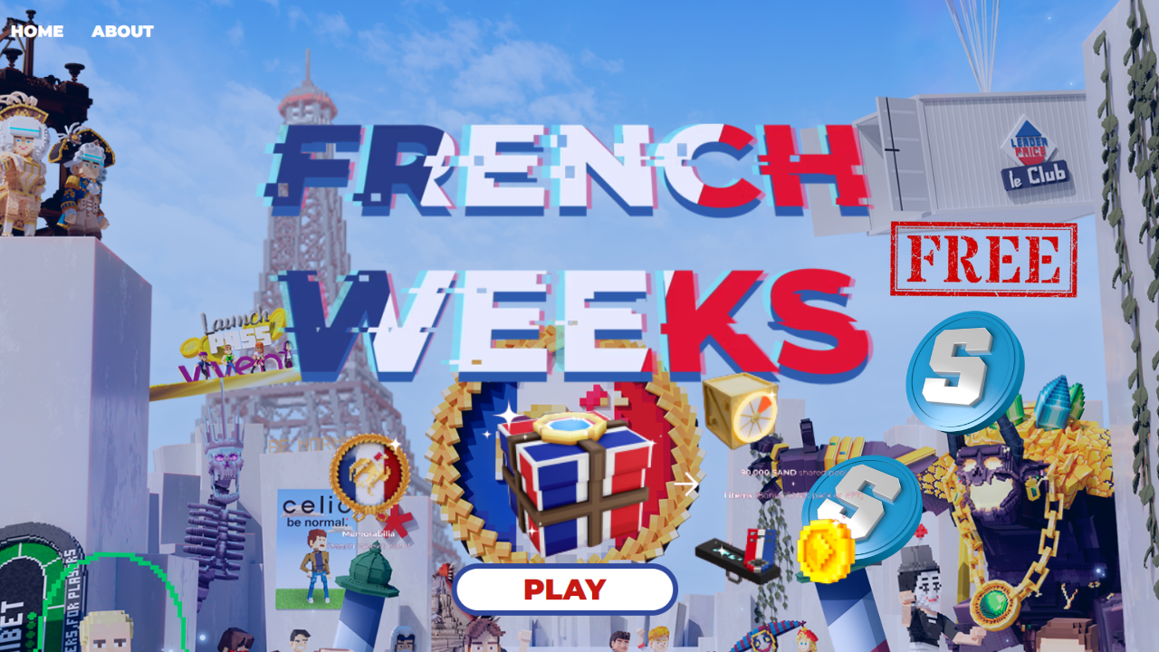 The Sandbox FRENCH WEEKS EVENT 