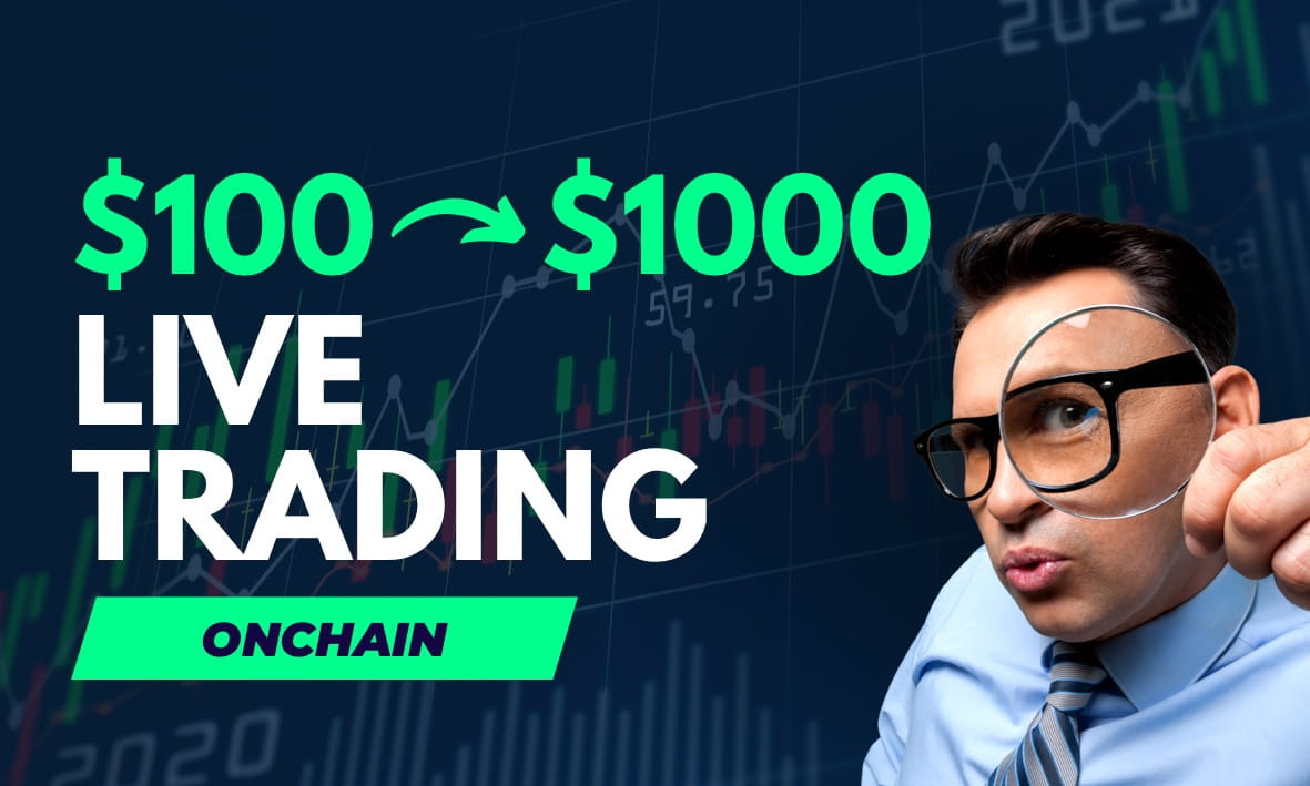 $100 to $1000 live trading challange