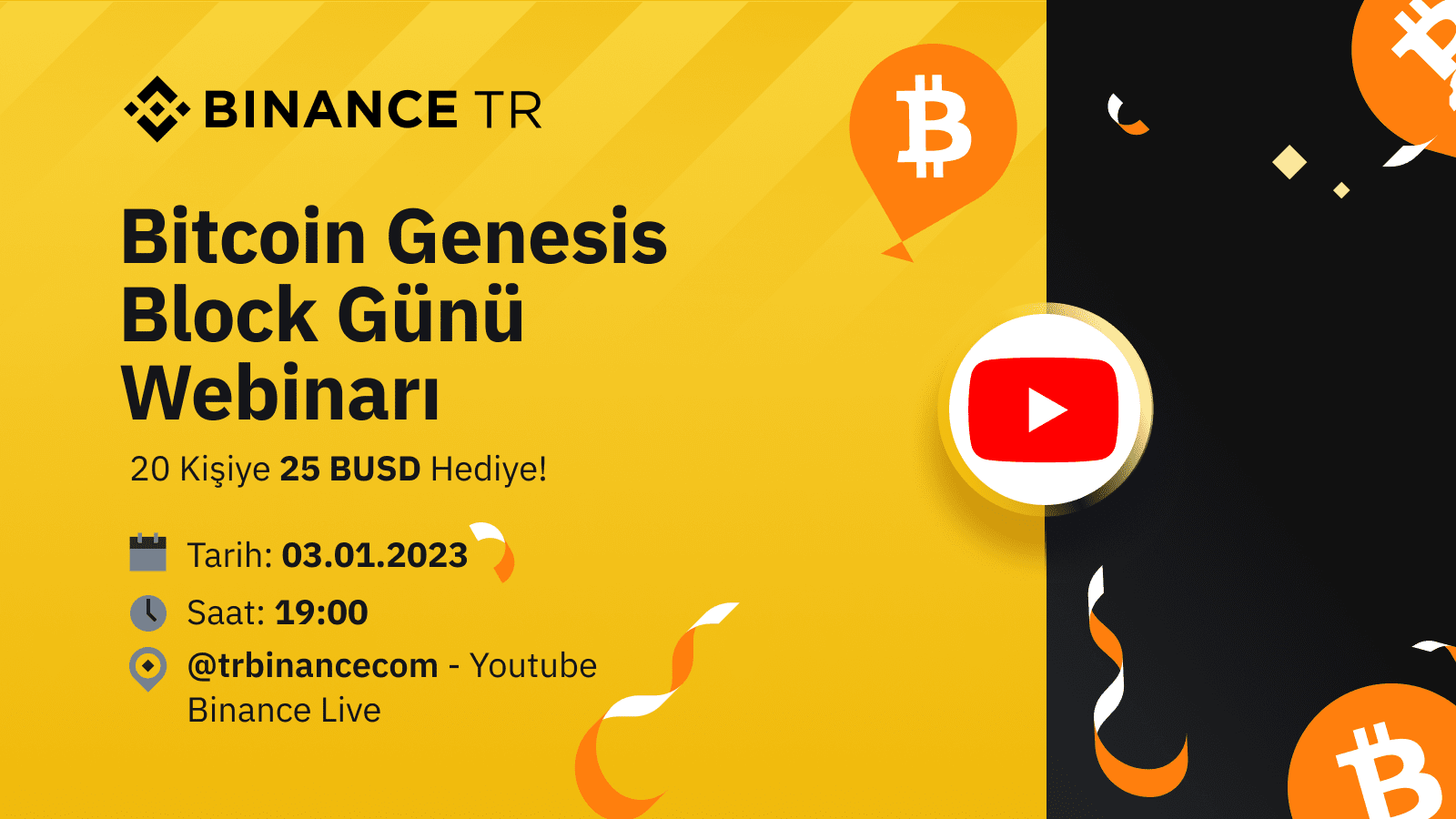 Bitcoin Genesis Block Günü Webinar