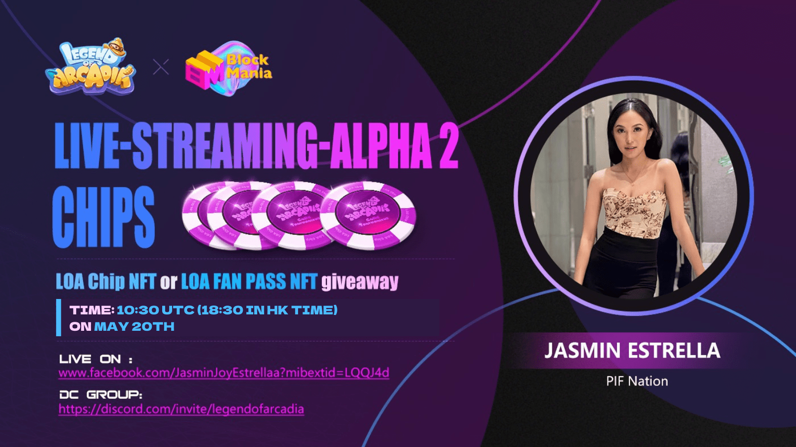 LOA Gameplay Live: Jasmin Estrella from PIF Nation on our Livestream