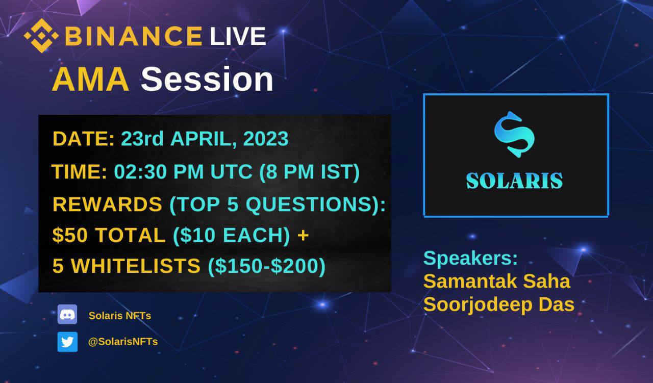 AMA SESSION WITH SOLARIS NFTS
