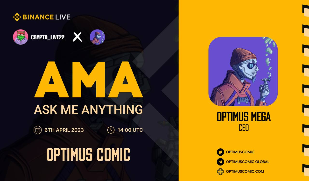 AMA WITH OPTIMUS COMIC CEO: Robot x Comic