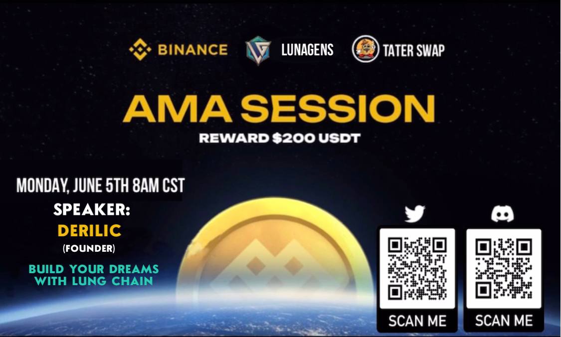 AMA WITH LUNG PROJECT(200$ AIRDROP)