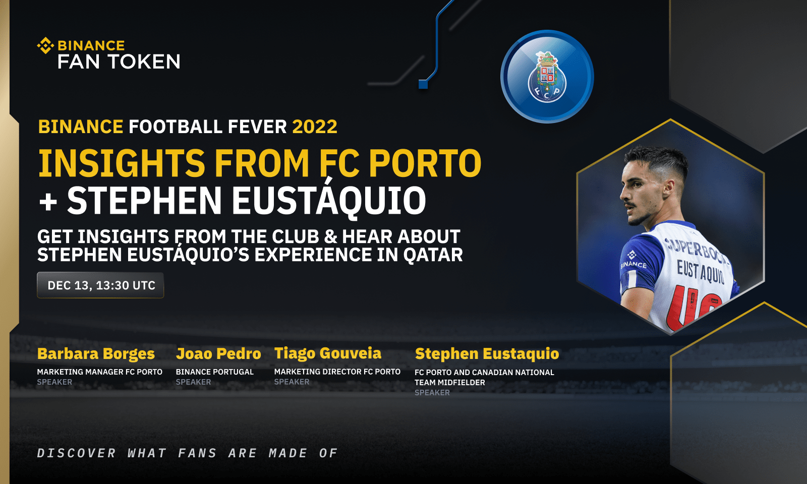Insights from FC Porto & Midfielder Stephen Eustaquio