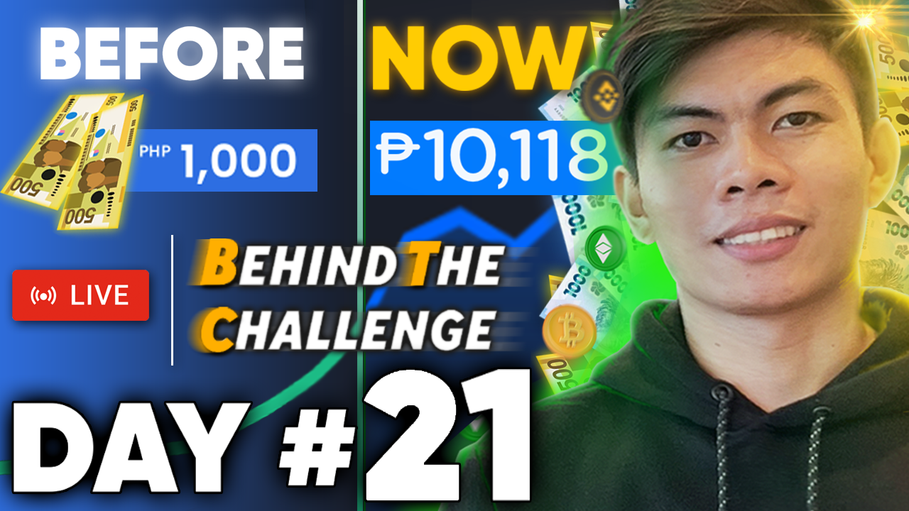 LIVE: Turning 1,000Php to 100,000Php In Day Trading - Day 21