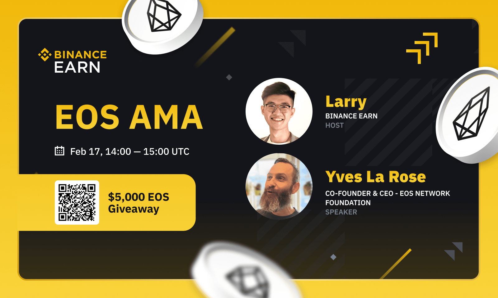 EOS AMA with Yves La Rose - Co-founder & CEO of EOS Network Foundation