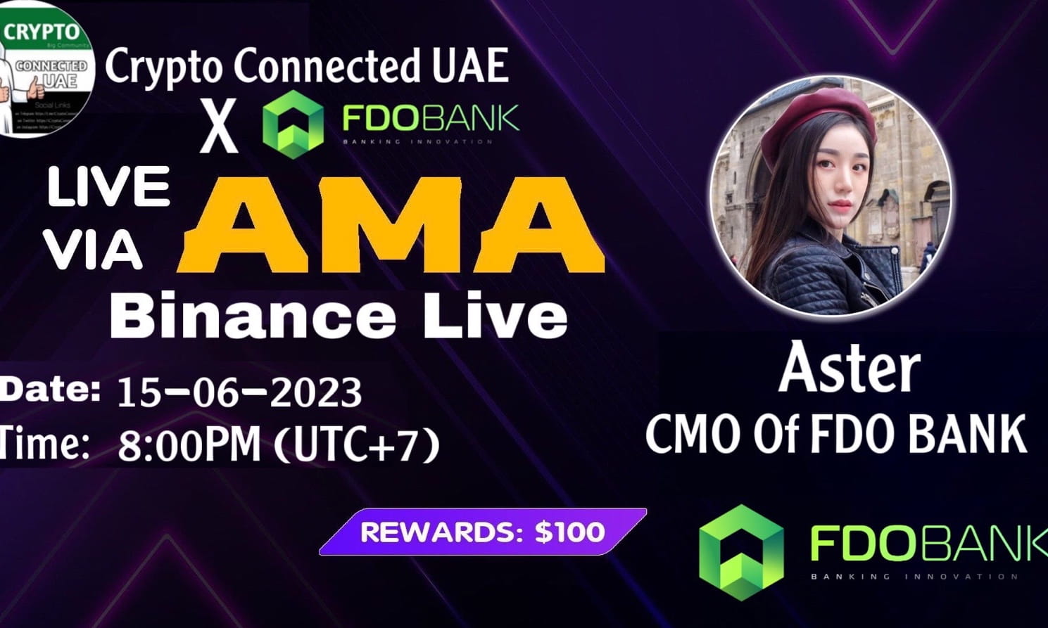 Crypto connected UAE AMA With FDO bank