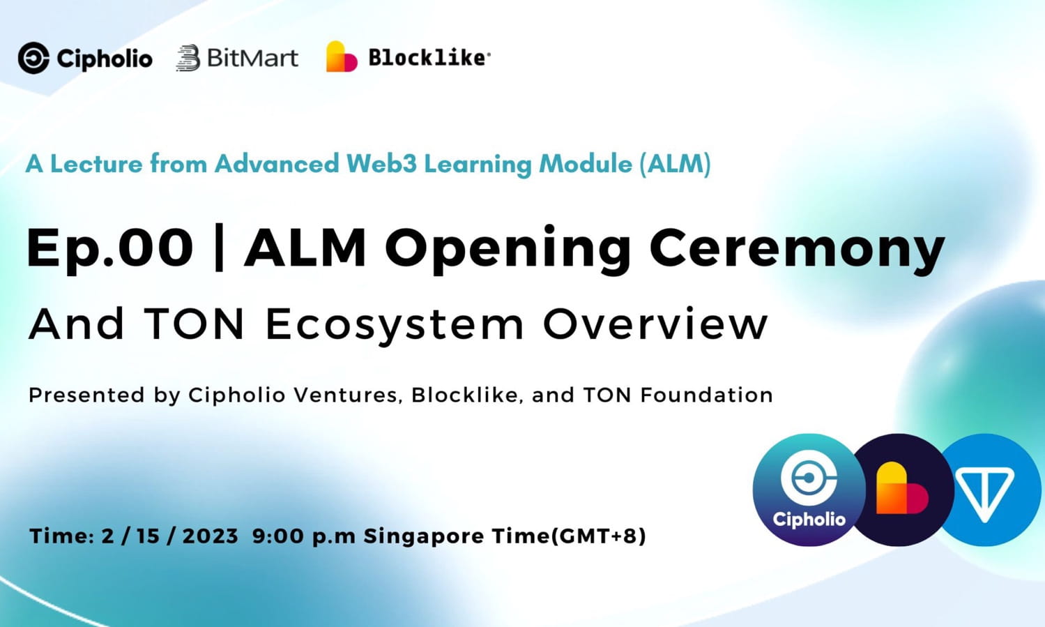 Cipholio & Blocklike ALM Openning Ceremony