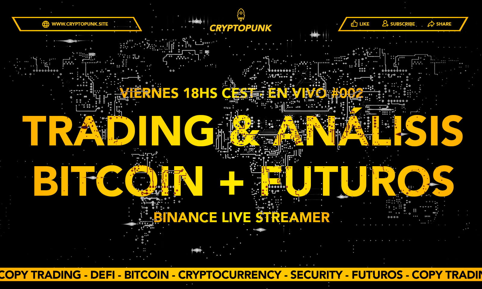 LIVE #002 Analizando Bitcoin y Alcoins - Trading en vivo y en Español