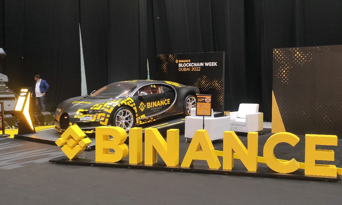 Bugatti video motion Binance Blockchain Week