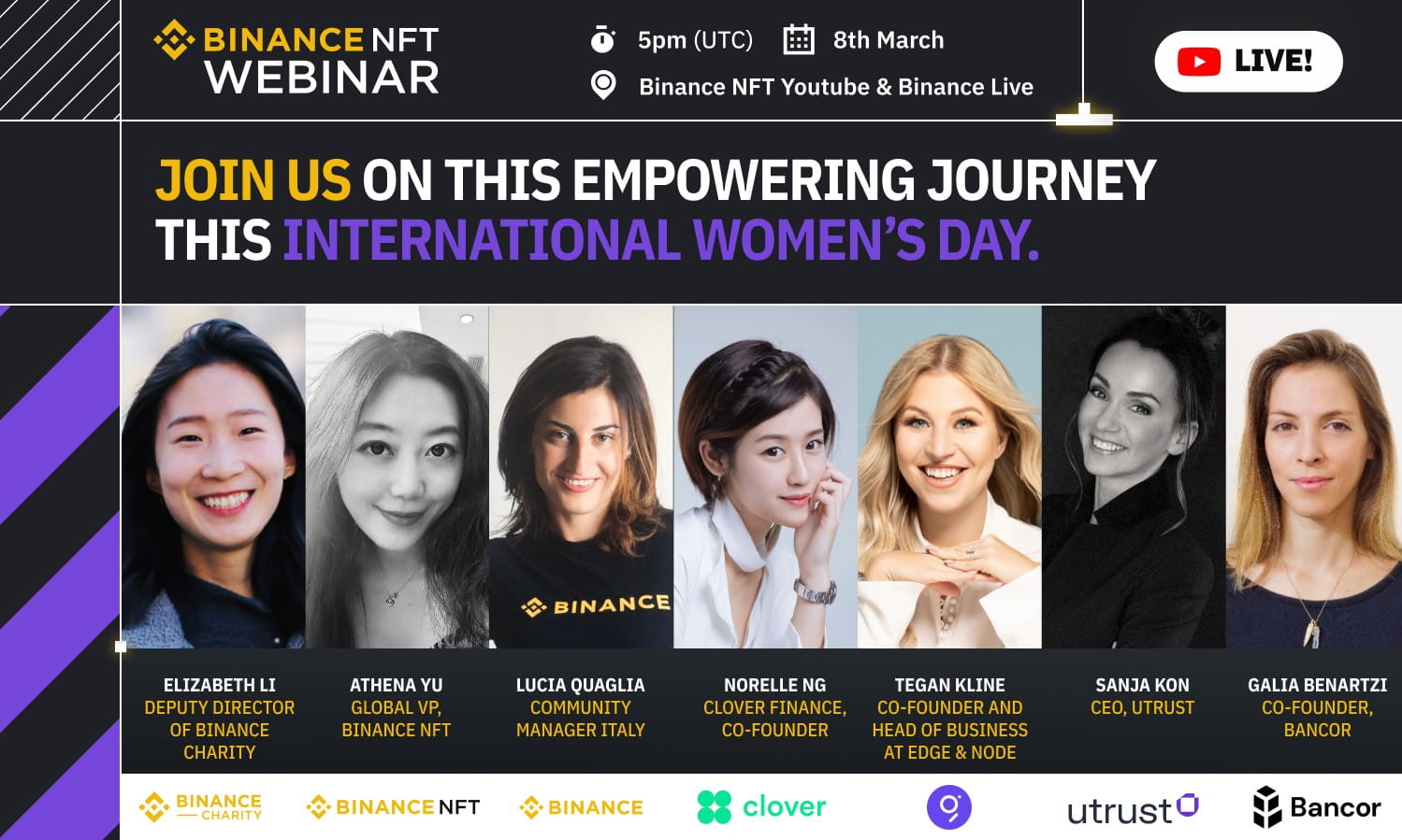 International Women's Day with Binance NFT and the Women in Blockchain