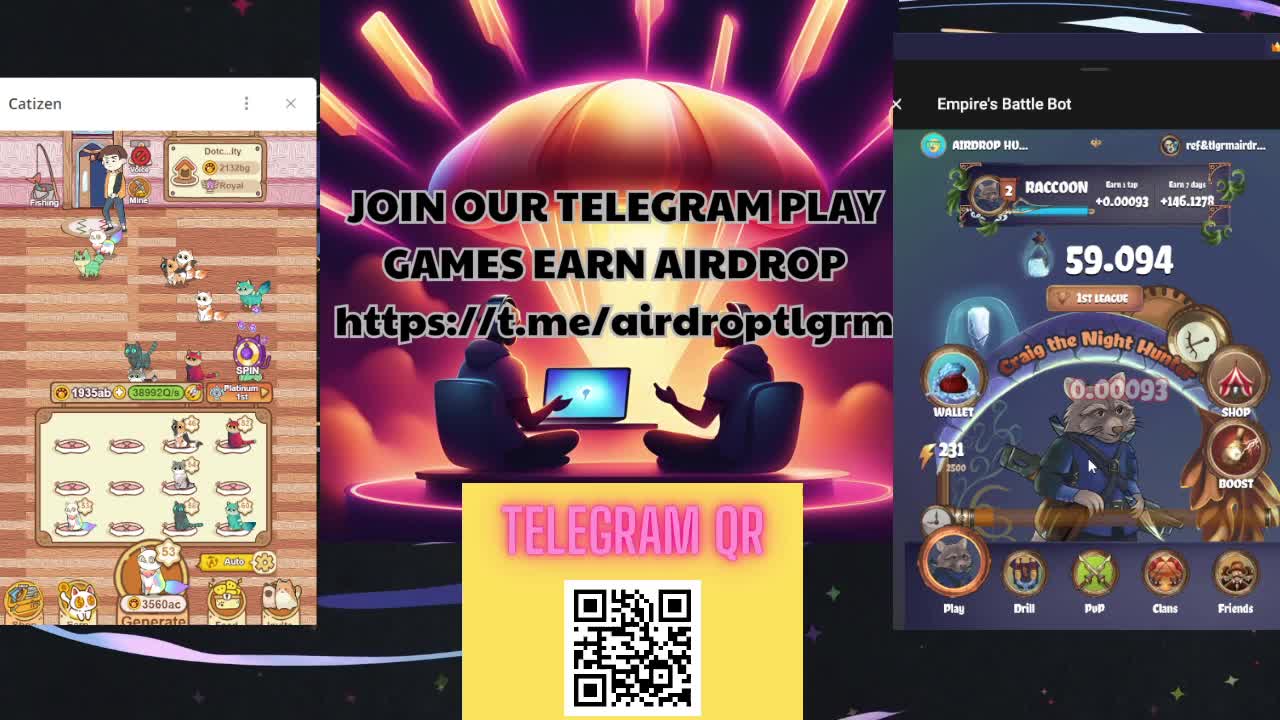HAMSTER AIR DROP SOON - TELEGRAM AIRDROP GAMES