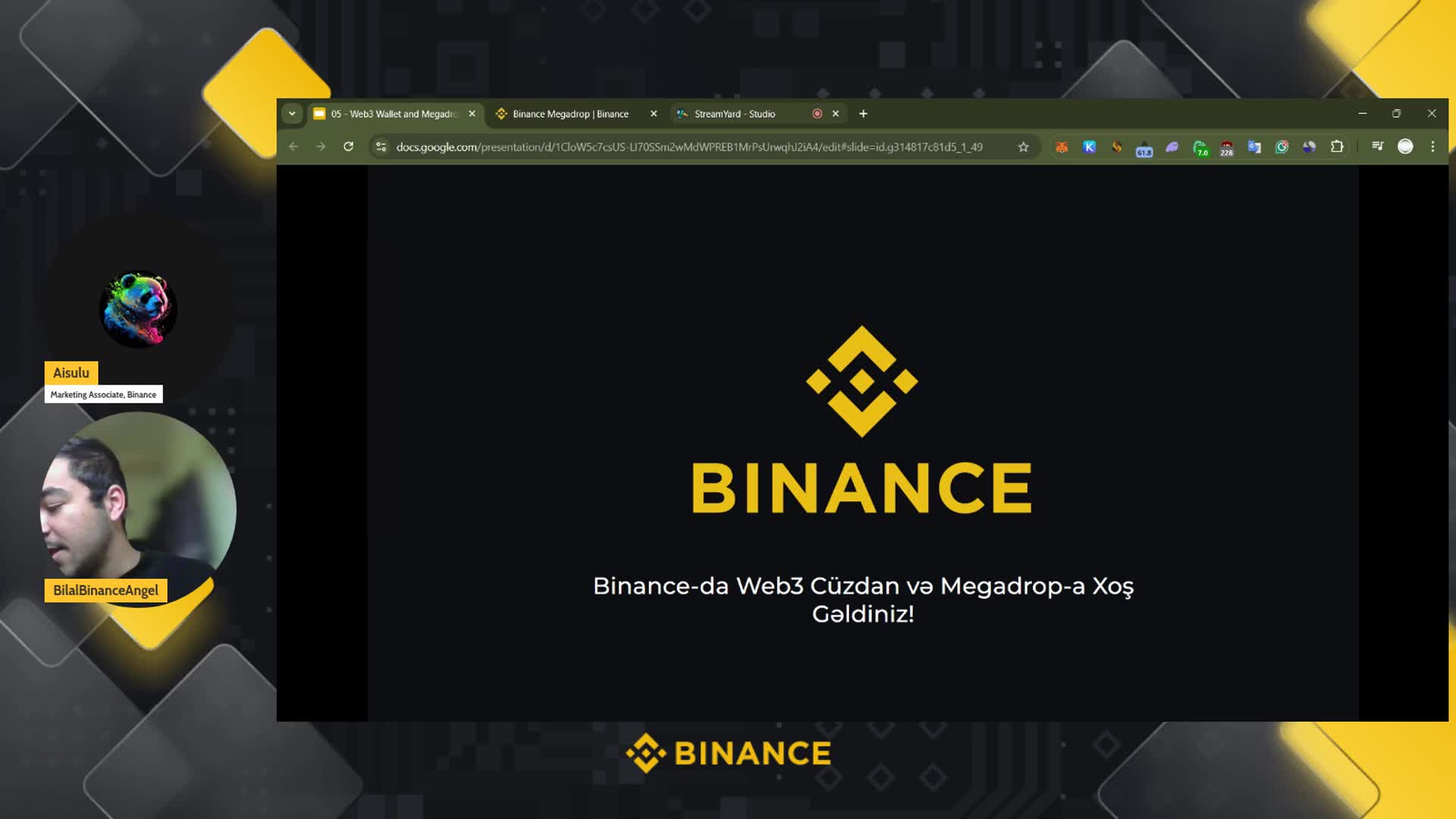 Binance Azərbaycanca Canlı Yayın